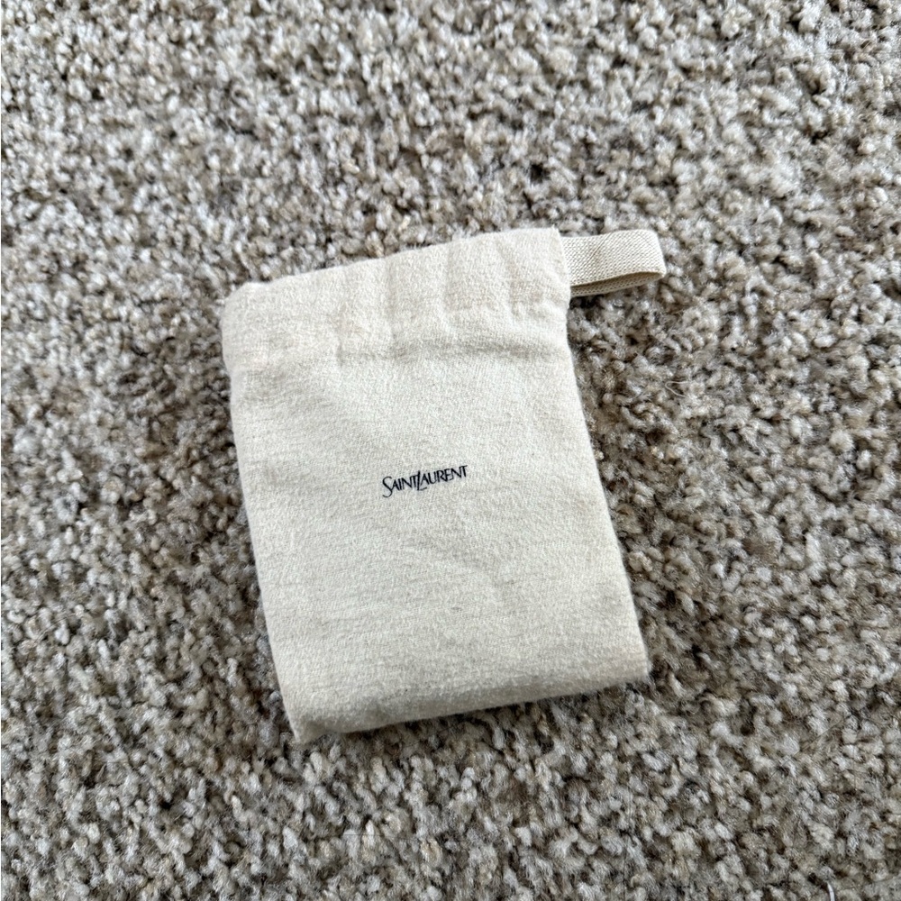 Saint Laurent Patent Shinny Brown Card Holder - Picture 4 of 6